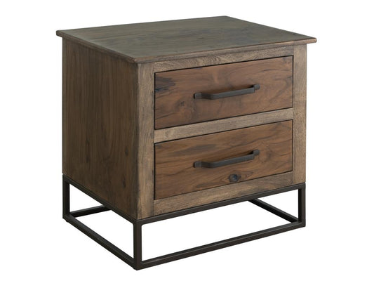 2 Drawer Nightstand | Teka Collection Mango Wood Teak