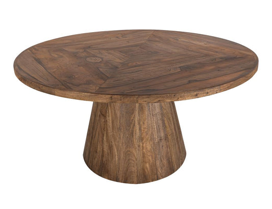 Balam Round Dining Table | Handcrafted Mango & Teak Wood