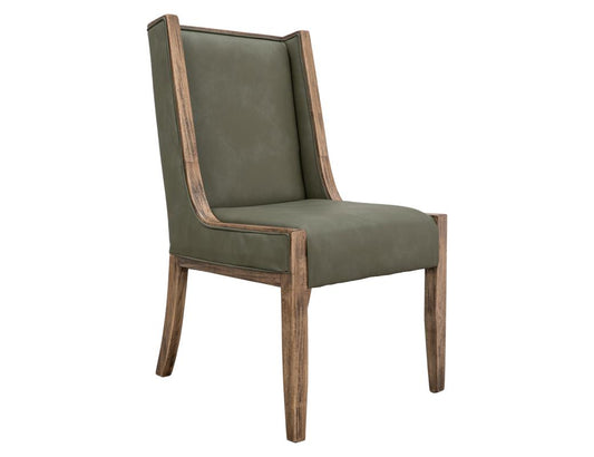 Balam Wooden Dining Chair - Melina Wood Upholstered Seat