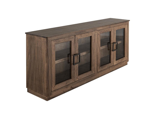 4 Door Samara Console - Melina Wood with Distressed Finish