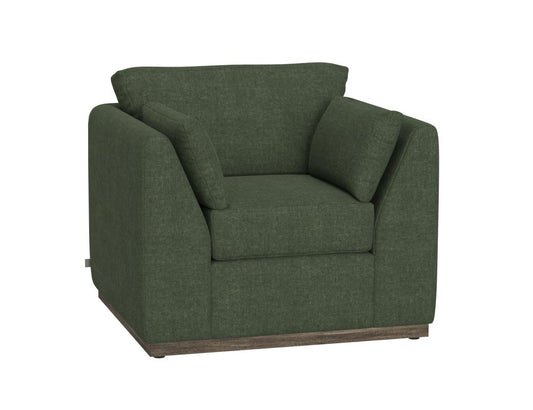 Vallarta Armchair - Comfortable Wooden Frame Chair for Living Room