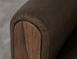 Wooden Frame Ottoman with Upholstered Base | Balam Collection