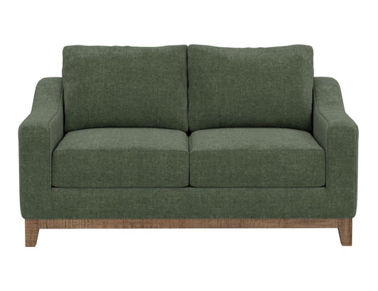 Wooden Frame Loveseat | Olivo Mid-Century Modern Design