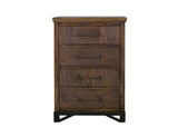 4 Drawer Chest | Walnut Wood Storage Furniture