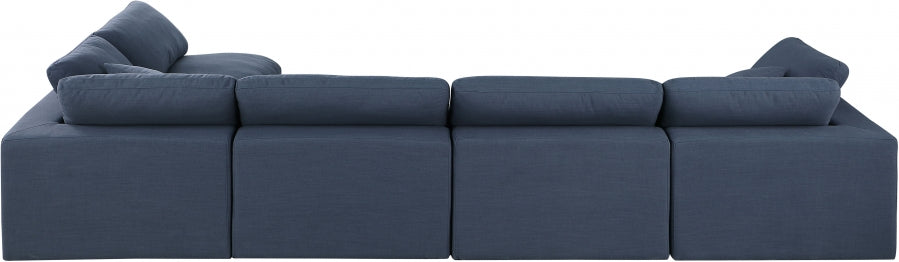 Comfy Linen Textured Fabric Sectional