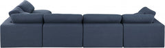 Comfy Linen Textured Fabric Sectional