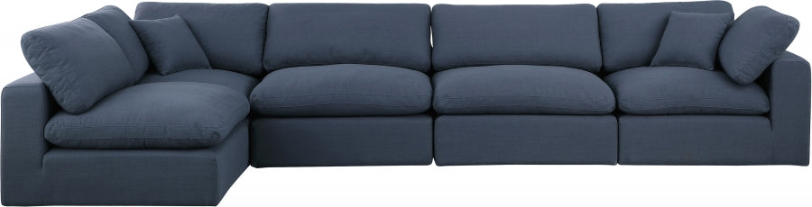 Comfy Linen Textured Fabric Sectional