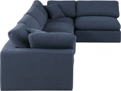 Comfy Linen Textured Fabric Sectional