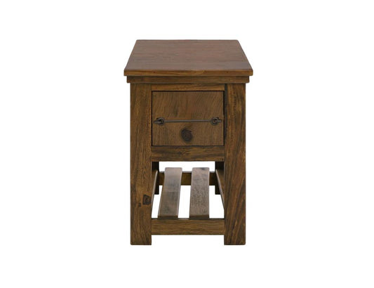 1 Drawer Chairside Table - Walnut Occasional Tables Collection