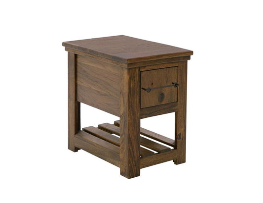1 Drawer Chairside Table - Walnut Occasional Tables Collection