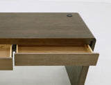 Tamesis 2 Drawer Desk - Modern Mango Wood Office Desk