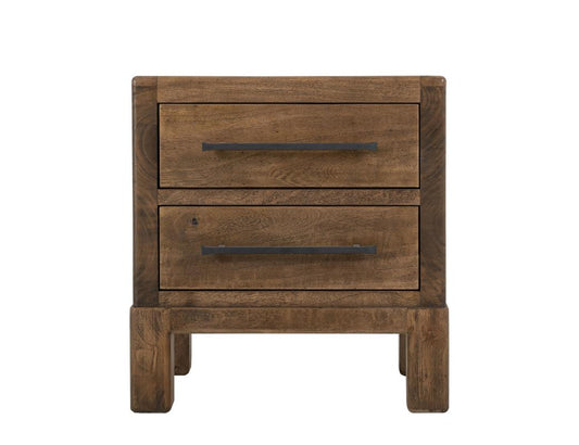 2 Drawer Nightstand | Merida Collection Mango Wood
