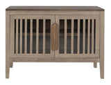 Autumn Console 2 Door Storage Cabinet with Shelf - Pine Wood
