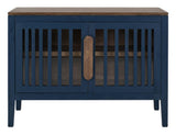 Autumn Console - 2 Door Pine Wood Storage Cabinet with Shelf