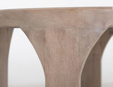 1 Shelf Chairside Table - Handcrafted Mango & Teak Wood