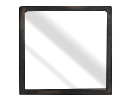 Black Balam Mirror - Sustainable Mango & Teak Wood