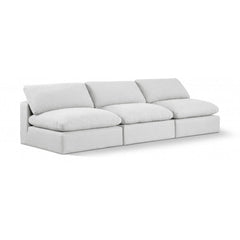 Comfy Linen Textured Fabric Sofa