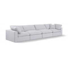 Comfy Linen Textured Fabric Sofa