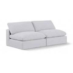 Comfy Linen Textured Fabric Sofa