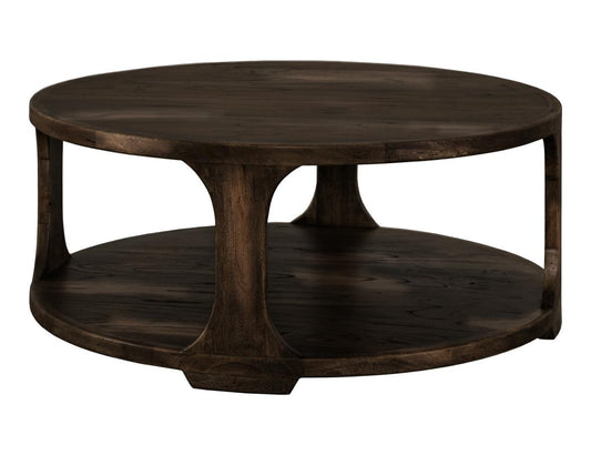 1 Shelf Cocktail Table | Black Balam Handcrafted Mango & Teak