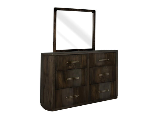 Black Balam Mirror - Sustainable Mango & Teak Wood