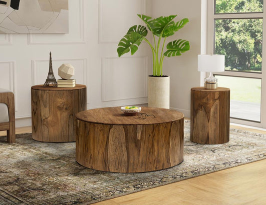 Balam Cocktail Table - Handcrafted Mango & Teak Wood