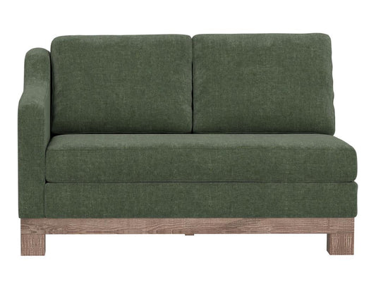 Wooden Frame Sectional Loveseat | Samba Collection