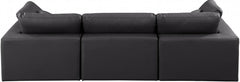 Comfy Faux Leather Sofa