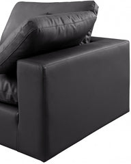 Comfy Faux Leather Sofa