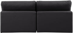 Comfy Faux Leather Sofa