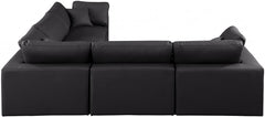 Comfy Faux Leather Sectional