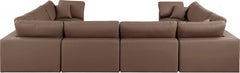 Comfy Faux Leather Sectional