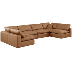 Comfy Faux Leather Sectional