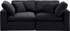Comfy Velvet Sofa