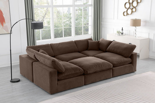 Comfy Velvet Sectional