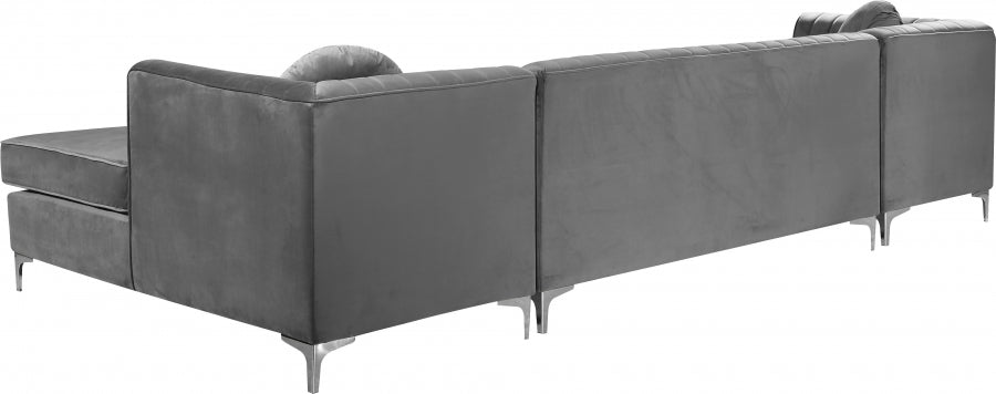 Graham Velvet 3pc. Sectional