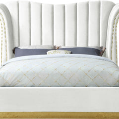 Flora Velvet King Bed