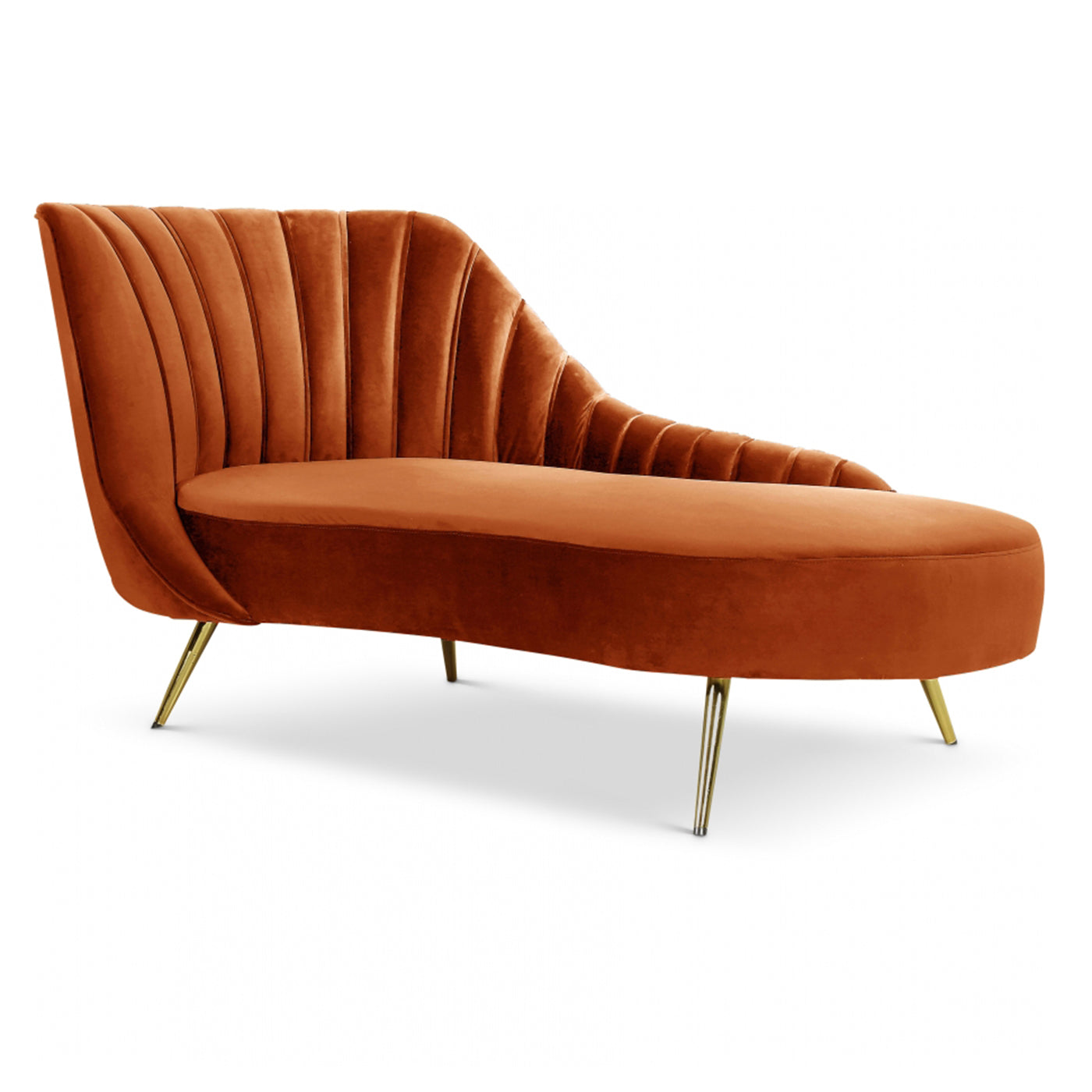 Margo Velvet Chaise Lounge