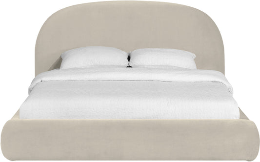 Celine - Upholstered Bed - Cream