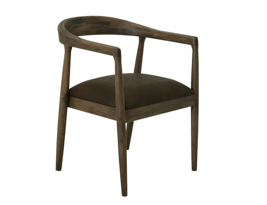 Natural Teca Wooden Chair - Melina Wood Dining Chair