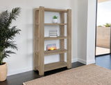 5 Shelf Bookcase - Luma Collection Melina Wood Storage Furniture