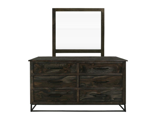 6 Drawer Dresser | Dark Teak Mango Wood Collection