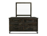 6 Drawer Dresser | Dark Teak Mango Wood Collection