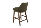 Mezquite 24" Wooden Frame Upholstered Barstool - Modern Design