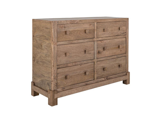 6 Drawer Dresser - Atenas Mango Wood Bedroom Furniture