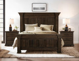 Desire Collection Mirror - Elegant Wood Frame with Deep Brown Finish