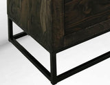2 Drawer Nightstand | Dark Teak Collection Mango Wood