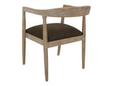 White Teak Wooden Chair - Ivory Melina Wood Dining Chair