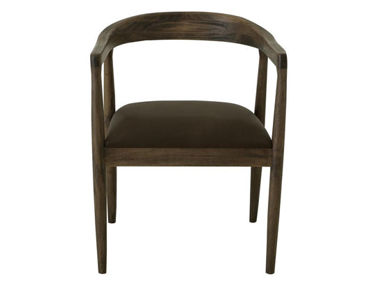 Natural Teca Wooden Chair - Melina Wood Dining Chair