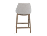 Emma Wooden Frame Barstool 30" - Modern Upholstered Kitchen Counter Stool